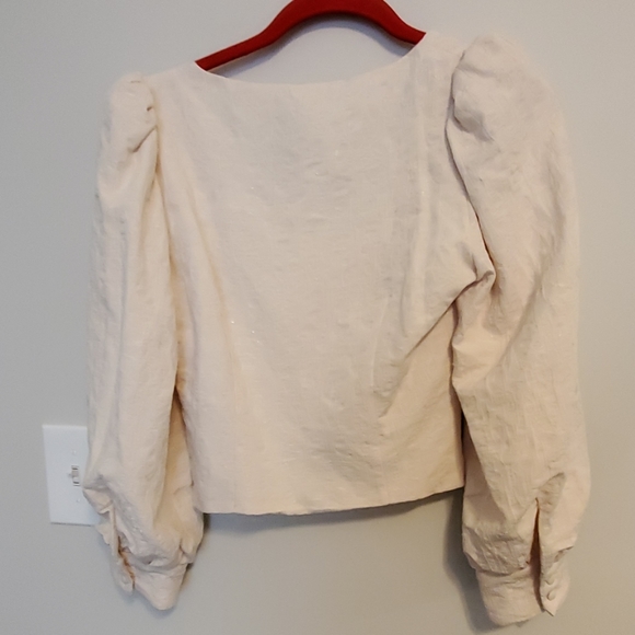Zara Tops White Puff Sleeve Zara Top Poshmark
